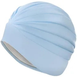 Шапочка для плавання Aqua Speed TURBAN CAP 9728 Блакитний OSFM (245-02) - Robinzon.ua