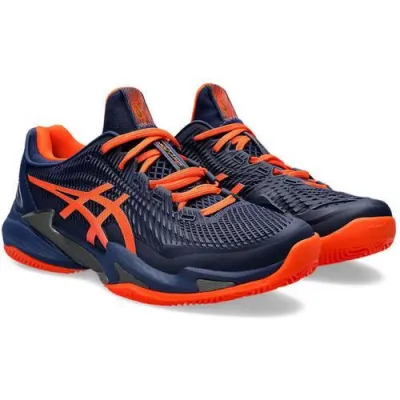Чоловічі тенісні кросівки Asics Court FF 3 clay Темно-синій Жовтогарячий 40.5 (1041A371-401 40.5) - 5 - Robinzon.ua