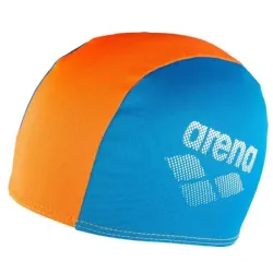Дитяча Шапка для плавання Arena POLYESTER II JR Блакитний, Жовтогарячий OSFM (002468-730) - Robinzon.ua