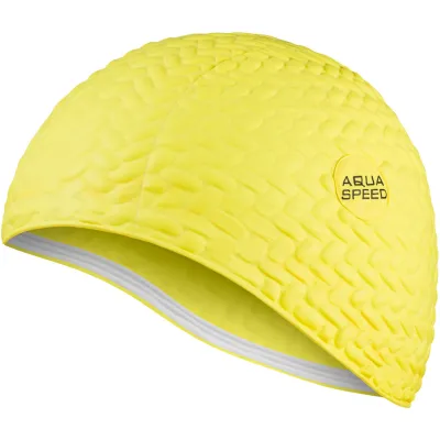 Шапка для плавання Aqua Speed BOMBASTIC TIC-TAC 5722 Жовта (5908217657220) - Robinzon.ua