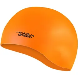 Шапка для плавання Aqua Speed MONO 6206 яскраво-жовтогарячий Уні OSFM (5908217691170) - Robinzon.ua