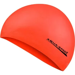 Шапка для плавання Aqua Speed SOFT LATEX 5733 Неоново-Помаранчева (5908217657336) - Robinzon.ua