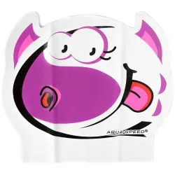 Шапка для плавання Aqua Speed ZOO REX LATEX 5709 Білий рекс (5908217657091) - Robinzon.ua