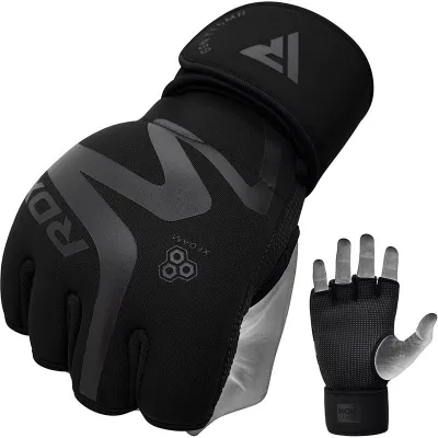 Рукавиці неопренові RDX T15 Noir Inner Matte Black M - Robinzon.ua