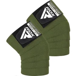 Бинти на коліна RDX K1 GYM Knee Wraps Army Green - Robinzon.ua