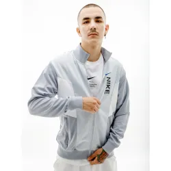 Чоловіча Куртка Nike M NSW HYBRID PK TRACKTOP Сірий  XL (7dFB1626-043 XL) - Robinzon.ua