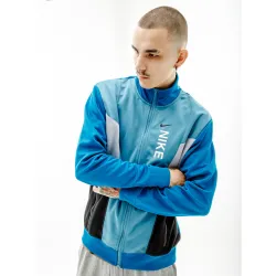 Чоловіча Куртка Nike M NSW HYBRID PK TRACKTOP Бірюзовий  XL (7dFB1626-440 XL) - Robinzon.ua