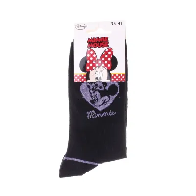Носки Disney Minnie Clear Minnie Head In Heart 1-pack 35-41 black/purple 13843651-4 - 1 - Robinzon.ua