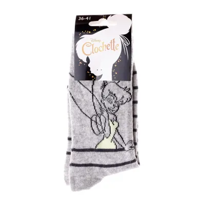 Шкарпетки Disney Fees Bells La Fee  Stripes 1-pack 36-41 gray 13890152-1 - 1 - Robinzon.ua