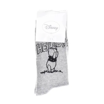 Шкарпетки Disney Winnie L Ourson Winnie  Hello Total 1-pack 36-41 gray 13896420-8 - 1 - Robinzon.ua