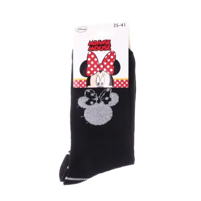 Шкарпетки Disney Minnie Shadow Of Minnie'S Head Knot 1-pack 35-41 black/silver 13843651-1 - 1 - Robinzon.ua