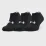 Шкарпетки UA Core No Show 3pk Чорний 3 пари Уні M (1363241-001) - Robinzon.ua