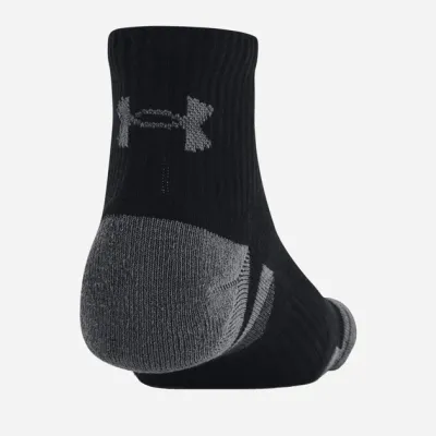 Шкарпетки UA Performance Cotton 3p Qtr Чорний Уні L (1379528-001 L) - 2 - Robinzon.ua