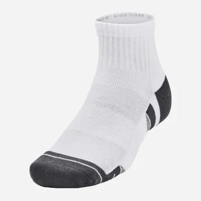 Шкарпетки UA Performance Cotton 3p Qtr Білий Уні M (1379528-100 M) - 2 - Robinzon.ua