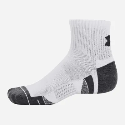 Шкарпетки UA Performance Cotton 3p Qtr Білий Уні M (1379528-100 M) - 1 - Robinzon.ua