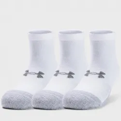 Шкарпетки UA Heatgear Low Cut 3pk Білий 3 пари Уні M (1346753-100) - Robinzon.ua