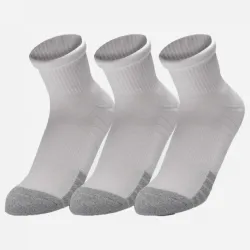 Шкарпетки UA Heatgear Quarter 3pk Білий 3 пари Уні L (1353262-100) - Robinzon.ua