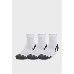Шкарпетки UA Performance Tech 3pk Qtr Білий Уні M (1379510-100 M) - Robinzon.ua
