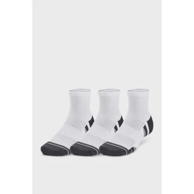 Носки UA Performance Tech 3pk Qtr Белый Уни M (1379510-100 M) - Robinzon.ua