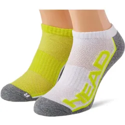 Шкарпетки Head PERFORMANCE SNEAKER 2P UNISEX Білий; Сірий; Жовтий 43-46 (791018001-004 43-46) - Robinzon.ua