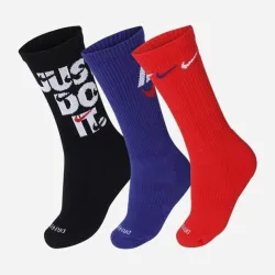 Женские Носки Nike U NK EVERYDAY PLUS CUSH CREW черный, синий, крансый 34-38 DH3822-905 34-38 - Robinzon.ua