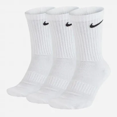 Чоловічі Шкарпетки Nike U NK EVERYDAY CUSH CREW 3PR Білий 46-50 (SX7664-100 46-50) - Robinzon.ua