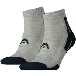 Шкарпетки Head Performance Quarter 2-pack 35-38 gray/blue 741018001-650 - Robinzon.ua