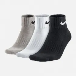 Носки Nike U Nk V Cush Ankle-3P Value Черный Белый Серый 3 пары (42-46) L (SX4926-901) - Robinzon.ua