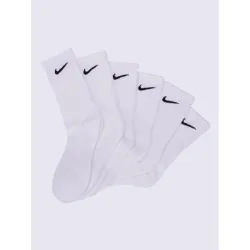 Мужские Носки Nike U NK EVERYDAY CUSH CREW 6PR-BD Белый 46-50 (SX7666-100 46-50) - Robinzon.ua
