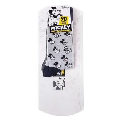 Шкарпетки Disney Mickey 90 Years Of Imagination / Head Mickey  90 Ans / All Over Head Of Mickey 3-pack 39-42 blue/gray 93154162-2 - 1 - Robinzon.ua