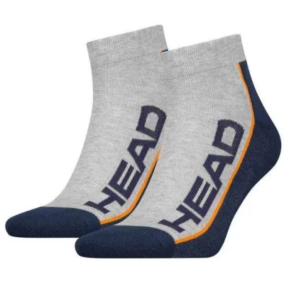 Носки Head Performance Quarter 2-pack 39-42 gray/blue 781009001-870 - Robinzon.ua