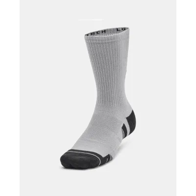 Шкарпетки UA Performance Tech 3pk Crew Сірий Уні XL (1379512-011 XL) - 1 - Robinzon.ua