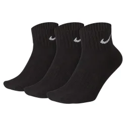 Шкарпетки Nike Value Cush Ankle 3-pack 46-50 black SX4926-001 - Robinzon.ua
