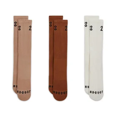 Чоловічі Шкарпетки Jordan ESSENTIAL CREW 3PR - 144 Різнокольоровий 38-42 (DA5718-901 38-42) - 1 - Robinzon.ua