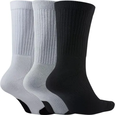 Шкарпетки Nike Crew Everyday Bball 3-pack 38-42 black/gray/white DA2123-902 - Robinzon.ua