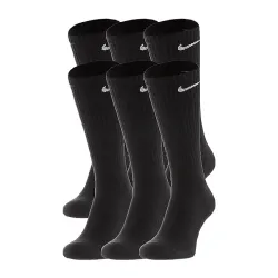 Чоловічі Шкарпетки Nike U NK EVERYDAY CUSH CRW 6PR 132 Чорний 46-50 (SX7666-010 46-50) - Robinzon.ua