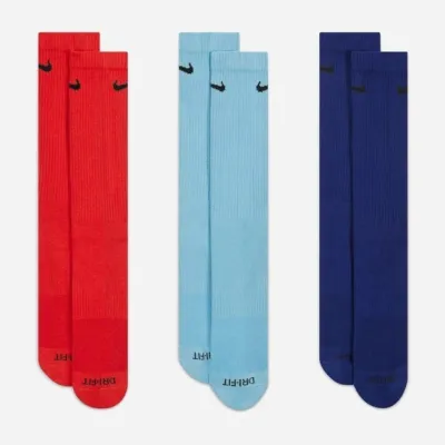 Чоловічі Шкарпетки Nike U NK EVRY PLUS CUSH CREW 3PR мультиколор Уні 42-46 SX6888-925 42-46 - Robinzon.ua