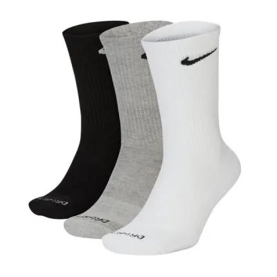 Чоловічі Шкарпетки Jordan U NK EVERYDAY PLUS CUSH CREW білий, чорний, сірий Чол 38-42 SX6888-964 38-42 - Robinzon.ua