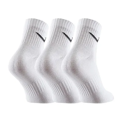 Чоловічі Шкарпетки Nike U NK ED LTWT ANKLE 3P 132 Білий 42-46 (7dSX7677-100 42-46) - 1 - Robinzon.ua