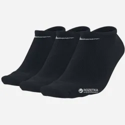Шкарпетки Nike 3Ppk Value No Show Чорний 3 пари (42-46) L (SX2554-001) - Robinzon.ua