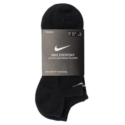 Шкарпетки Nike Everyday Lightweight No Show 3-pack 43-46 black SX7678-010 - 4 - Robinzon.ua