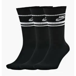 Шкарпетки Nike Sportswear Essential Crew 3-pack 34-38 black CQ0301-010 - Robinzon.ua