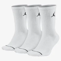 Мужские Носки Nike U J ED CUSH POLY CREW 3PR 144 Белый 42-46 (DX9632-100 42-46) - Robinzon.ua