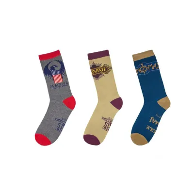 Шкарпетки Fantastic Beasts Macusa 3-pack 36-40 gray/mustard/blue - Robinzon.ua