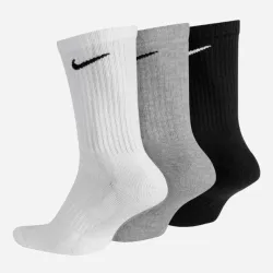 Чоловічі Шкарпетки Nike U NK EVERYDAY LTWT CREW 3PR чорний, білий, сірий Уні 46-50 SX7676-964 46-50 - Robinzon.ua
