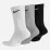 Чоловічі Шкарпетки Nike U NK EVERYDAY LTWT CREW 3PR чорний, білий, сірий Уні 46-50 SX7676-964 46-50 - Robinzon.ua