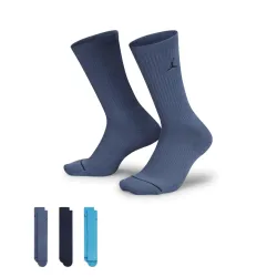 Мужские Носки Nike U J ED CUSH POLY CREW 3PR 144 синий, темно-синий, голубой Уни 46-50 DX9632-907 46-50 - Robinzon.ua