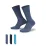 Мужские Носки Nike U J ED CUSH POLY CREW 3PR 144 синий, темно-синий, голубой Уни 46-50 DX9632-907 46-50 - Robinzon.ua