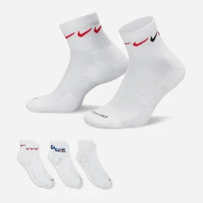 Жіночі Шкарпетки Nike U NK EVERYDAY PLUS CUSH ANKLE білий, мультиколор 34-38 DH3827-902 34-38 - Robinzon.ua