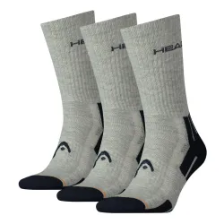 Носки Head Performance Crew 3-pack 35-38 gray/blue 741020001-650 - Robinzon.ua